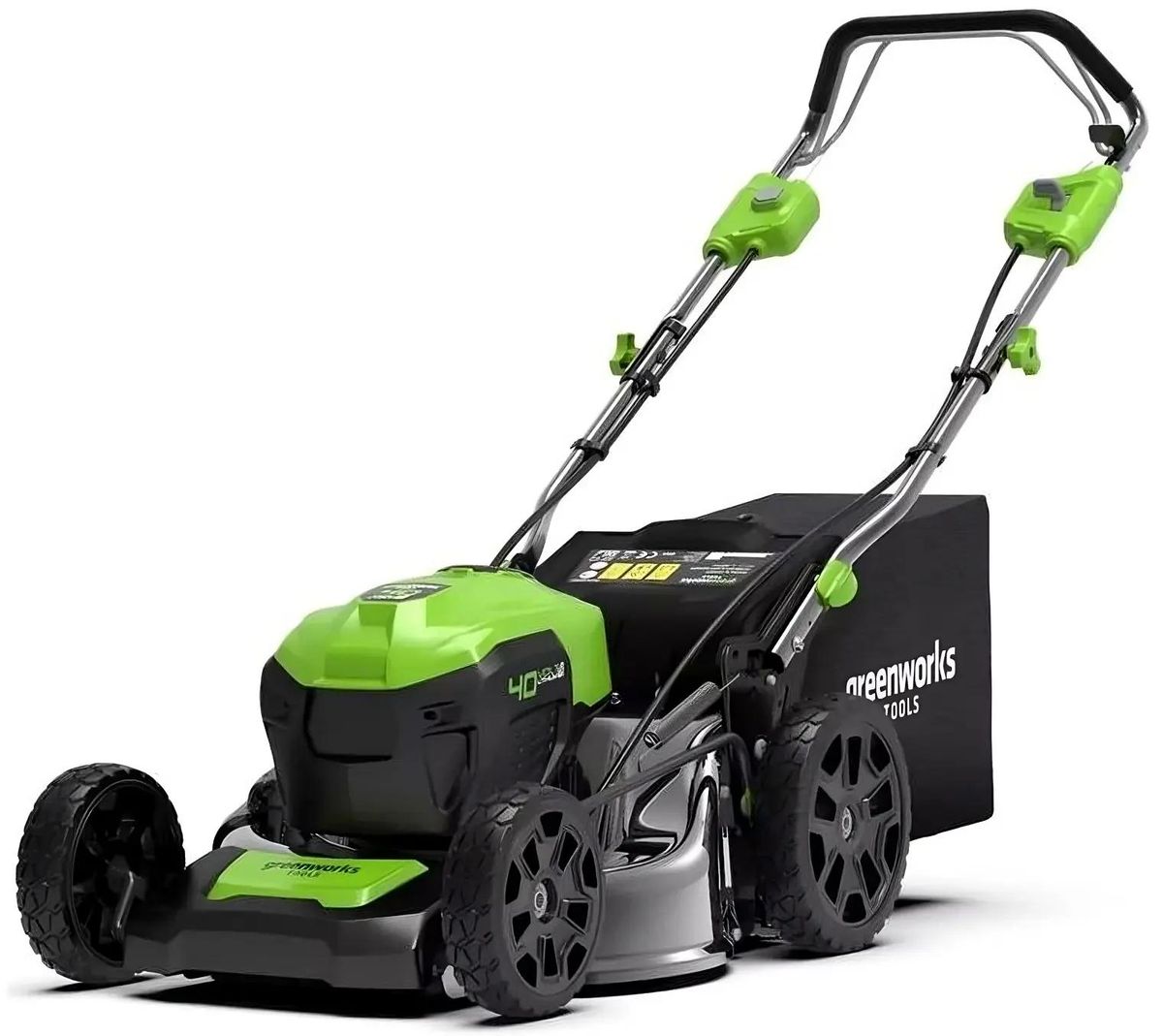 Газонокосилка аккумуляторная GREENWORKS GD40LM46SP,  46см, самоходная,  без АКБ, без ЗУ [2506807]